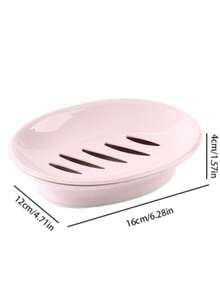 1pc Minimalist Draining Soap Dish, Double Layer Detachable Soap Holder, Anti-Water Accumulation Easy To Clean, Bathroom Sink Home Soap Box, Multiple Colors Available - double layer - View 8