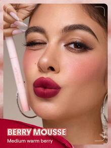 SHEGLAM [2Pcs] Marshmallow Puff Lip Blur Pen & Cloudline Blur Lip Liner Bundle Set - Petal Flush+331 Berry Mousse - View 7