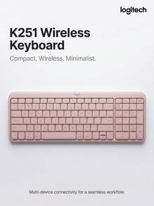 Logitech Kombo Keyboard dan Mouse Nirkabel Ergonomis K251+M196: Ramping, Portabel, Pasang dan Mainkan, Cocok untuk Skenario Kantor Rumah dan Pembelajaran Mobile. - View 13