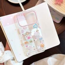 Kavenfort Transparent Cartoon Elephant Phone Case, Compatible With 18 Pro Max, Cute Planner Style, Compatible With IPhone 16, Soft Protective Shell, Compatible With 15, Anti-Drop, Compatible With 17, Cute, Girly Style, Creative, Cartoon Style, Cute, Fresh, Niche - Clear - View 6