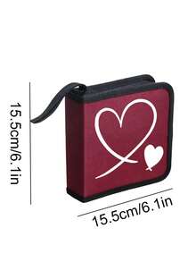 1pc 40pcs CD/DVD Case Holder: Portable Wallet Disc Storage Binder For Car, Home & Travel - Keep Your Discs Organized! - Multicolor - View 11