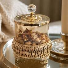 Decorative Bottles & Jars - Medium Size Gold - View 5