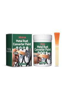 Black/Gray Metal Rust Conversion Paint, Iron Gate & Railing Decorative Metal Refurbishing Coating Primer Converter (Product Upgrade, Randomly Sent New/Old Version. Recommend Buying Multiple Pieces!) - Metal Rust Converter Paint - View 4