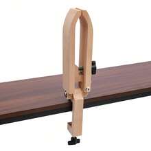 Sewing Fixing Clamp For DIY Hand Stitching Leather Fixing Clamping Wood Foldable Leather Table Desktop Stitching Fixing Clamp, - Wood and Black - View 10