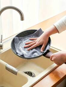 Reusable Microfiber Towel Roll, Individually Wrapped, Tear-Off Design, Strong Water Absorption & Quick Drying Kitchen And Bathroom Cleaning Cloth, Suitable For Outdoor, RV And 50+ Environments - A - View 7