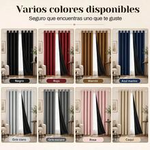HOGAR YUME Curtains - Dark Grey - View 7