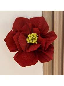 6 Px/3 Px/1 Daisy Paper Flower Balls And Crepe Paper Flower Decorations, Suitable For Wedding And Party Decor, Bright And Colorful Spring Flower Wall Decoration, Lightweight Paper Daisies, Suitable For Indoor And Outdoor Events - N - View 10