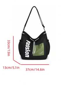 Lightweight Casual Men's Commuter One Shoulder Crossbody Bag - Multicolor - View 3