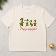 Custom Christmas Family Face Transfer Decal, Personalized 2-5 Photo Elf Design, Festive Holiday Shirt Decor, Customized Family Photo Sticker, Customizable Text Clothing Decal, Christmas Party Outfit Decor, Holiday Gift 2026, Christmas Gift - Style a - View 6
