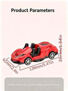 Sports Car Style Phone Holder, Dashboard Phone Holder, Dashboard Rotating Phone Holder - Upgraded Version - View 5