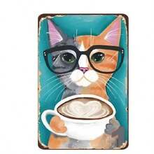 1pc Vintage Decorative Wooden Wall Art Painting, New Style Wall Hanging Decor For Bar, Cafe, Wall Decor - Multicolor - View 14