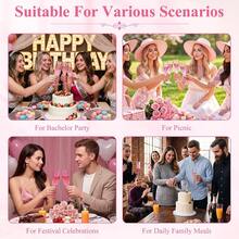 1/2/6/12pcs Champagne Cups, Wedding Toasting Cups, 7oz Plastic Reusable Unbreakable Champagne Cups, Suitable For Bachelor Party, Wedding, Bridal Shower - View 3