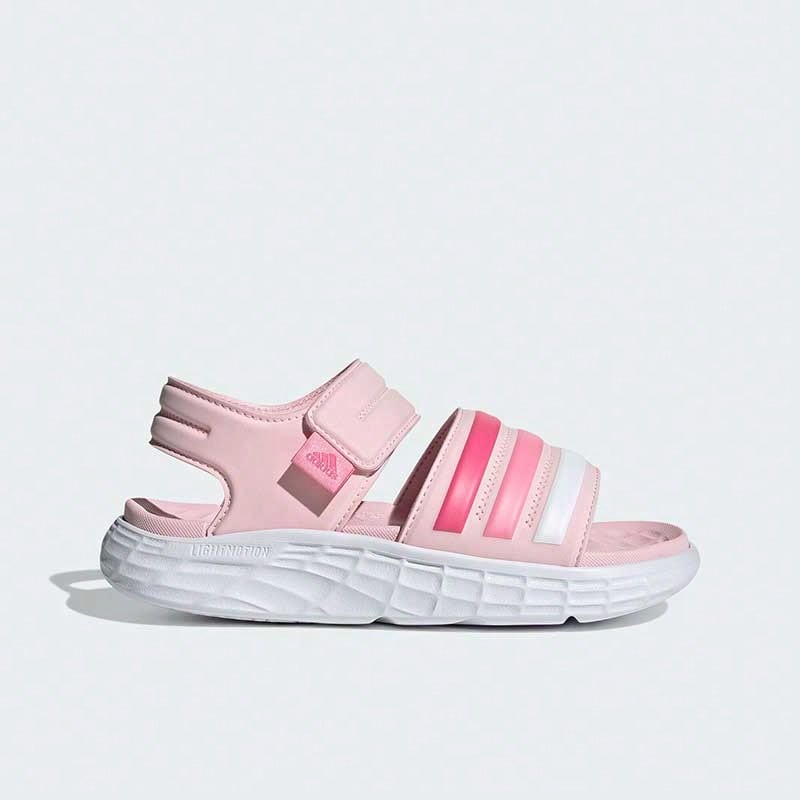 Adidas Kids' Hook And Loop Casual Sandals - Pink - View 1
