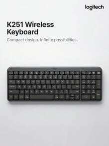 Logitech Kombo Keyboard dan Mouse Nirkabel Ergonomis K251+M196: Ramping, Portabel, Pasang dan Mainkan, Cocok untuk Skenario Kantor Rumah dan Pembelajaran Mobile. - View 19