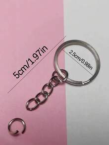 1pc Personalized Footprint Data Acrylic Keychain, Customized Name, Date, Weight, Time And Height Memorial Key Ring, Precious Gift For Parents And Family - Multicolor - View 7