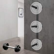 HYYKJ-US Weight Plate Storage Rack, Wall Mounted Weight Plate Holder, Bumper Plate Storage For Home Gym - Default - View 1