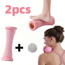 Foot Massager Roller Set For Plantar Fasciitis, Arch&Heel Pain Relief Includes Foot Roller, Spiky Massage Balls For Deep Tissue Trigger Point Muscle Therapy And Neuropathy Relief - Multiple Styles - View 4