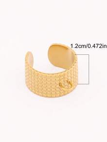 2pcs Stainless Steel Open Rings Findings Silver Gold Color Wide Round Chain Ring Base For DIY Rings Jewelry Making Accessories - DIY Ring - View 8