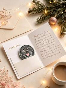 Two‑Hands‑Holding‑Heart Commemorative Coin - Colorful Collectible Gift, Suitable For Birthdays, Weddings, Valentine's Day And Christmas - Love‑Token Souvenir, Featuring Two‑Hands‑And‑Heart Design, With Acrylic Protective Sleeve,2D Commemorative Coin - Silver - View 5
