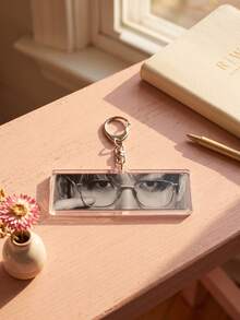 1 قطعة/6 قطع سلاسل مفاتيح أكريليك بتصميم عين فرقة K-Pop TWS، تتميز بتصميم عين مقربة باللونين الأسود والأبيض وتصميم نظارات شخصي، تعليقة حقيبة، مناسبة للعودة إلى المدرسة، هدية لمحبي K-Pop، مجموعة فاخرة، لجميع المواسم. - متعدد الألوان - مشاهدة 6