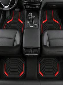 2/4Pcs Crystal Velvet Car Floor Mats, Non-3D Design, Anti-Slip Anti-Dust Interior Car Mats, Fits Most Car Models - A - View 2