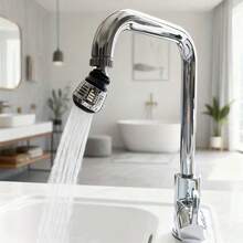 1pc-A 360° Rotating, Anti-Splash, And Water-Saving Faucet Extender Suitable For Kitchen And Bathroom Sinks; It Is Easy To Install And Meets Needs For Washing Dishes, Cleaning Vegetables, And Daily Water Use. - A - View 3