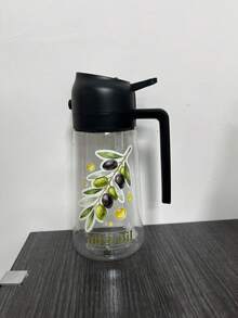 1pc Plastic Olive Oil Spray Bottle, Spray-Pour Dual-Use Multifunctional Oil Sprayer, Creative & Elegant Patterned Bottle Body, Refillable For Various Liquids, Lightweight For Home Use, Suitable For Kitchen Cooking, Salad Making, Outdoor BBQ, Baking, Kitchen Gadget, Cooking Utensil, BBQ Accessory--Do Not Wash In Dishwasher - Multicolor - View 14