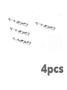 4PCS Copper Simple Fashion Hip-Hop Style Full Zirconia Extension Tail Buckle Folding Buckle Handmade DIY Bracelet Necklace Jewelry Accessories - Multicolor - View 7