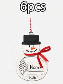 Custom Snowman Name Christmas Ornament, Personalized Snowflake Tree Hanging Decor, Festive Winter Holiday Style, Customized Christmas Tree Decoration, Customizable Name Ornament, Christmas Home Decor, Holiday Keepsake Gift 2026, Christmas Gifts - Style C - View 38