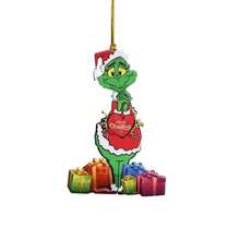 The Grinch The 11pcs(1Set) /6/2PCS ‑Themed Acrylic Christmas Tree Hanging Ornaments, Assorted Funny Character & Creative Pattern Print, Perfect For Christmas Home Decor, And Ideal As Xmas Tree Decoration And Holiday Creative Small Gift. - Cookie Monster - View 7