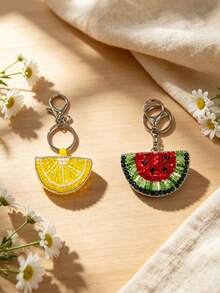 Seahorse Beach Vacation Style Bag Charm Summer Ocean Theme Fashionable Cute Versatile Rhinestone Bag Pendant - Multicolor - View 1