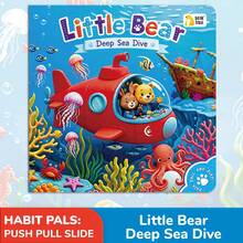 beartale Rooster Pull-Slide Interactive Busy Book, Toddler Early Education Toy, Wake-Up Board Book, Children's Fine Motor Travel Toy, Birthday, Back To School, Summer Holiday Gift, Suitable For Boys And Girls, Party Favor, Teaching Aid Tool - Multicolor - View 15