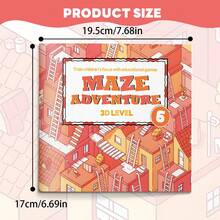 Maze Adventure Advanced Puzzle Activity Series, 3D Maze, Skills Training & Comprehensive Route Challenges For Focus, Concentration, Spatial Thinking, Visual Tracking, Logical Reasoning, Critical Thinking & Problem Solving Skills - Maze Adventure Level - View 3
