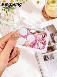 Kingsung Ocean Pattern Camera Lens Protector Film, Compatible With IPhone 17 Pro/17 Pro Max, Phone Accessory, Transparent Anti-Scratch Camera Cover, Birthday Gift For Family And Friends - Multicolor - View 10