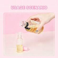 Miniso 6‑Pcs Travel Refillable Bottle Set, Dispensing Bottles,Portable Cosmetic Liquid Containers Spray Bottle Squeeze Bottles For Shampoo Lotion Toiletries Airport Trip - View 3