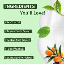Tea Tree Body Wash With Tea Tree Oil, Peppermint & Sea Buckthorn | Gently Cleanses & Refreshes | For Both Men & Women - Other - View 3