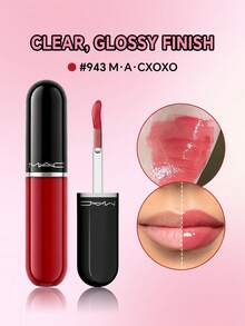 MAC LUSTREGLASS Glass Lip Gloss #943 XOXO 3ml/0.1 FL.OZ - #943 M.A.CXOXO - View 5