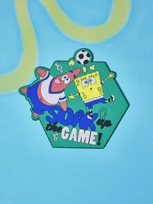 SpongeBob SquarePants | Joivida 1 Pc Drink Coaster Set, Cute Cartoon Print, PVC Material, Protects Table Surface, Waterproof Easy Wipe, Table Surface Guard, For Party Hosts, Great Entertaining Item - Green - View 7