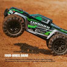 Mobil Off-Road RC 4WD Kecepatan Tinggi, Truk Kendali Jarak Jauh 2.4GHz Segala Medan, Mainan Balap Drift Elektrik, Hadiah Sempurna untuk Halloween, Natal, Paskah, Liburan, Ulang Tahun untuk Remaja & Anak-Anak - MultiWarna - View 9