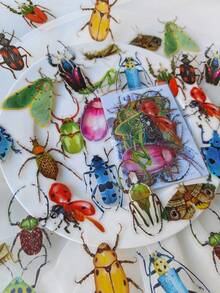 40pcs/Pack Cute Colorful Bird And Insect Notebook Decorative Stickers, Suitable For Scrapbooking, Labeling, Journals, Stationery, Photo Albums, Address Books, Notebooks, Planners, School Supplies, Back To School - Multicolor - View 10