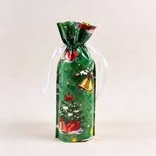 2pcs/5pcs/10pcs Multi-Color Multi-Style Drawstring Christmas Gift Bags, 3D Drawstring Bags, Extra Large Christmas Gift Packaging Bags, Wine Bottle Packaging Decorative Bags - Multiple Styles - View 38
