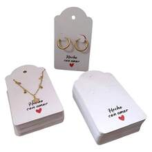 Creative Mariu Decorative Jewelry Display Card For Necklaces And Earrings - White - View 4