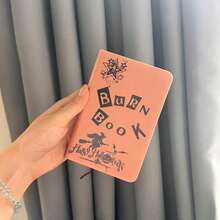 Hardcover Notebook, Burn Book Halloween Witch Print Journal, A5 & A6 Lined Writing Notebook With Elastic Band, 192 Pages Travel Diary Notepad - Lined Notebook - View 7