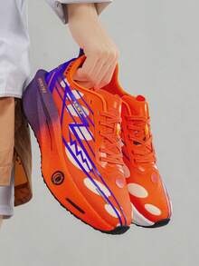Men's Sports Shoes, Suitable For Fitness Training And Running, Grip Performance Sole, All-Season Unisex, Dedicated Sports Workout Shoes - Orange Purple - View 9