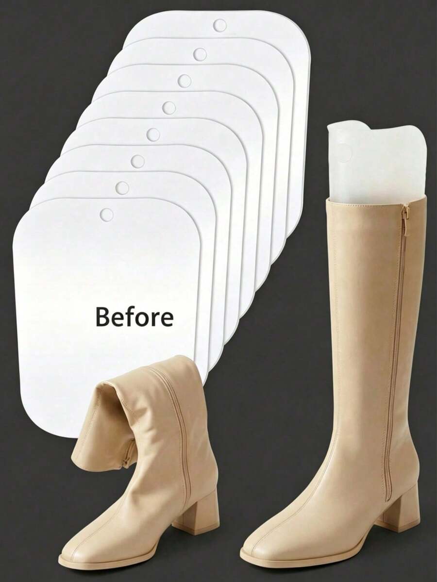 10/6/4/2 Pairs Women's High Heel Boots Shoe Rack, Support Boots Shape To Prevent Deformation, Suitable For Women's Boots, Cowboy Boots, Leather Boots, Straight Boots And Other Shoe Styles Storage Rack - Multicolor - View 1