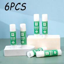 6PCS High Viscosity Glue Sticks, Large Capacity, Smooth Application, Fast Drying, Easy To Use, Strong Adhesion, Suitable For Document Pasting, Handmade Crafts, Office Processing, Schoolwork Organization, File Binding, Daily Document Bonding - Multicolor - View 7