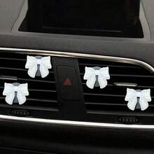 4 peças/2 peças Clipe de Ventilação de Ar-Condicionado de Carro com Fragrância Leve e Duradoura para Decoração de Interior de Carro Acessórios de Carro para Mulheres - A - Visão 4