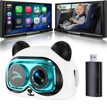 Car Baby Monitor Camera, 122° Wide Angle Rear Seat Child Monitoring Camera With Infrared Night Vision, Adjustable Car Interior Camera For Infants & Kids - White - View 11