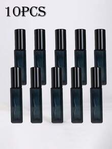 10件/6件/3件/5件 便攜式 5ml 10ml 灰色漸層藍厚玻璃噴霧瓶 旅行可重複填充空香水瓶，迷你香水，旅行瓶套裝 - 彩色 - 查看 17