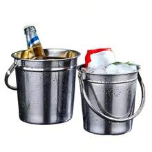 Beverage Ice Bucket & Beverage Dispensers - Silver - View 9